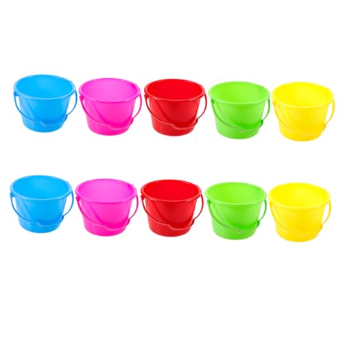 Supvox 10Stücke Strandkübel Wassereimer für Kindergarten Angelkübel für Sommerliche Outdoor Aktivitäten Zufällige Farben Supvox 10Stücke Strandkübel Wassereimer für Kindergarten Angelkübel für Sommerliche Outdoor Aktivitäten Zufällige Farben von Supvox