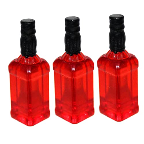 Supvox 10Stücke Zubehör Set Für Puppenhaus Teiliges Mini Weinglas Weinflasche Kreatives Für Fotografie Dekoration Hochwertige Sichere Materialien Perfektes von Supvox
