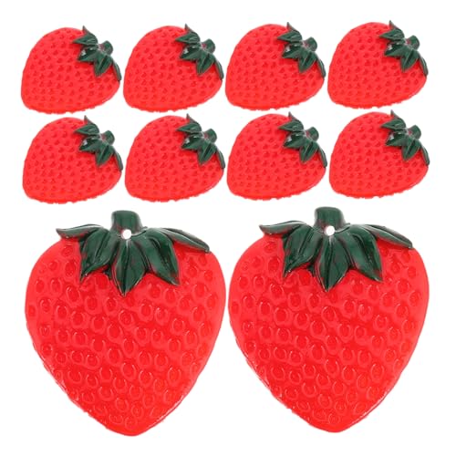 Supvox 10pcs Künstliche Erdbeerscheiben Für Home Decoration Realistische Fruchtmodelle Für Fotografie -Requisiten Spielen Künstliche Erdbeerblöcke Supvox 10pcs Künstliche Erdbeerscheiben Für Home Decoration Realistische Fruchtmodelle Für Fotografie -Requisiten Spielen Künstliche Erdbeerblöcke von Supvox