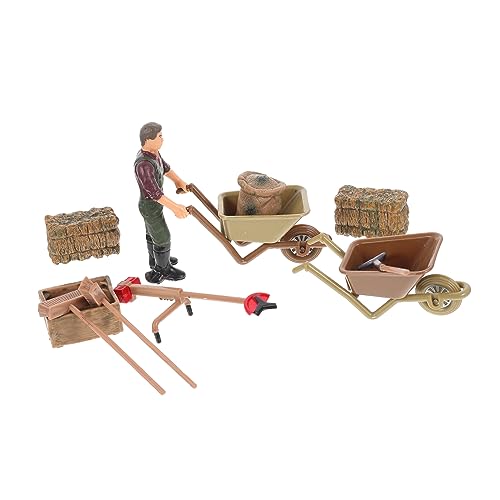 Supvox 11 Stück Simulierte Bauernhof Werkzeuge für Kinder Kleiner Landwirtschaftswerkzeug Umweltfreundliches Material Tischdekoration Lernspielzeug für Supvox 11 Stück Simulierte Bauernhof Werkzeuge für Kinder Kleiner Landwirtschaftswerkzeug Umweltfreundliches Material Tischdekoration Lernspielzeug für von Supvox