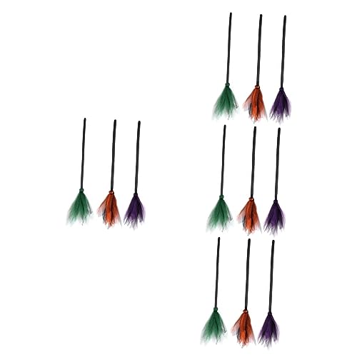 Supvox 12 Stck Teiliges Hexenbesen Halloween Deko Fasching Robuste Mesh und Kunststoffmaterialien Strapazierfähig Farbiges Cosplay Zubehör für Partyveranstaltungen Supvox 12 Stck Teiliges Hexenbesen Halloween Deko Fasching Robuste Mesh und Kunststoffmaterialien Strapazierfähig Farbiges Cosplay Zubehör für Partyveranstaltungen von Supvox