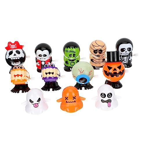 Supvox 12 Stück Aufzieh Halloween Gadget Halloween Costume Uhrwerkspielzeug für Halloween- für Halloween Uhrwerk Desktop-Ornament Plastik von Supvox