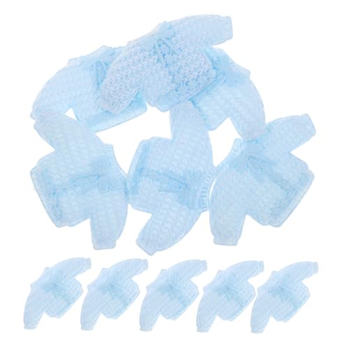 Supvox 12 Stück Dekorationen Für Die Babyparty Aufkleber Für Briefumschläge Babyparty-Aufkleber Enthüllt Partydekorationen Babyparty Konfetti -Aufkleber Sky-Blue Stoff von Supvox