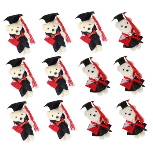 Supvox 12stücke Teiliges Blumenstrauß Kleinen Plüsch-abschlussbären Und Doktorhut Für Kreative Gestaltung Graduation Supvox 12stücke Teiliges Blumenstrauß Kleinen Plüsch-abschlussbären Und Doktorhut Für Kreative Gestaltung Graduation von Supvox