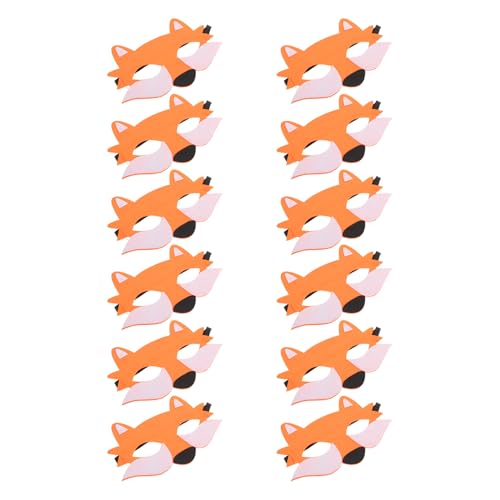 Supvox 12 Stück Gesicht Wolf Maske für Teiliges aus Vlies für Halloween Kostümpartys Klassenzimmeraktivitäten und Geschichtenerzählen Bequem und Lebensecht Supvox 12 Stück Gesicht Wolf Maske für Teiliges aus Vlies für Halloween Kostümpartys Klassenzimmeraktivitäten und Geschichtenerzählen Bequem und Lebensecht von Supvox