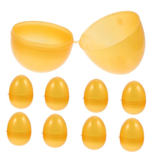 Supvox 12 Stück Goldene Eier Gefüllte Dekorationen Eiförmiges Ornament Ei Eiförmige Geschenkboxen Party Zubehör Nachfüllbares Ei Befüllbare Eier Ornamente Abs Supvox 12 Stück Goldene Eier Gefüllte Dekorationen Eiförmiges Ornament Ei Eiförmige Geschenkboxen Party Zubehör Nachfüllbares Ei Befüllbare Eier Ornamente Abs von Supvox