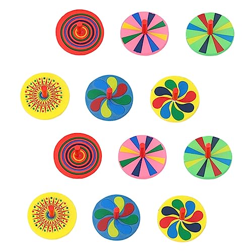Supvox 12 Stück Handspielzeug Von Hand Gedreht Spielzeuge Drehkreisel Aus Holz Gyro- Spielspielzeug Aus Holz Top- Holzspielzeug Hölzern Zufällige Farbe Supvox 12 Stück Handspielzeug Von Hand Gedreht Spielzeuge Drehkreisel Aus Holz Gyro- Spielspielzeug Aus Holz Top- Holzspielzeug Hölzern Zufällige Farbe von Supvox