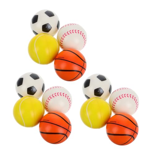Supvox 12 Stück Hüpfender Ball Mini-sportbälle Basketballdekorationen Für Partys Gefälligkeiten Für Sportpartys Mini-basketbälle Sport-Geburtstagsparty- Baseball- Pu Supvox 12 Stück Hüpfender Ball Mini-sportbälle Basketballdekorationen Für Partys Gefälligkeiten Für Sportpartys Mini-basketbälle Sport-Geburtstagsparty- Baseball- Pu von Supvox