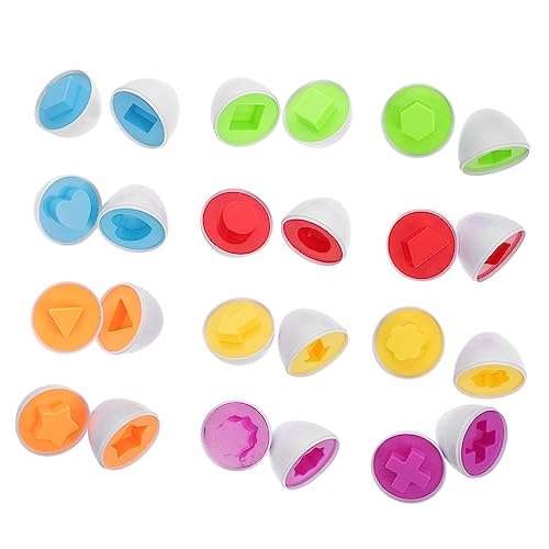Supvox 12 Stück Intelligente Eier Zusammengebautes Eierspielzeug Passendes Passende Ei- Interessante Eierspielzeuge Lernspielzeug Für Plastik Supvox 12 Stück Intelligente Eier Zusammengebautes Eierspielzeug Passendes Passende Ei- Interessante Eierspielzeuge Lernspielzeug Für Plastik von Supvox