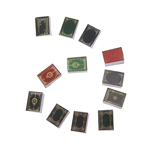Supvox Miniatur-Retro-bücher- 12-teiliges Set Mini-Ornamente Für Zuhause Basteln Für Jungen Und Mädchen Dekorativ Und Supvox Miniatur-Retro-bücher- 12-teiliges Set Mini-Ornamente Für Zuhause Basteln Für Jungen Und Mädchen Dekorativ Und von Supvox
