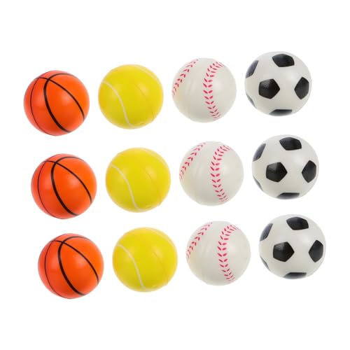 Supvox 12 Stück Mini Sportbälle für Teiliges PU Schaumstoffball für Partys Karneval Weihnachten Basketball Baseball Fußball Tennis Mitgebsel für Sport Themen Feiern Supvox 12 Stück Mini Sportbälle für Teiliges PU Schaumstoffball für Partys Karneval Weihnachten Basketball Baseball Fußball Tennis Mitgebsel für Sport Themen Feiern von Supvox