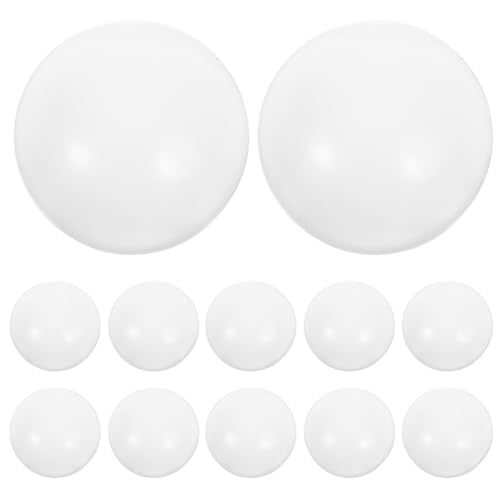 Supvox 12 Stück Mini Tischfußball Bälle Weiß Glatt Ersatz für Foosball Tischkicker Zubehör Kompatibel mit Standard Tischfußballspielen für Party und Freizeitspieler von Supvox