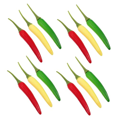 Supvox 12 Stück Simuliertes Pepper-Modell Falsches Gemüse Gefälschtes Gemüse Künstliches Gemüse Falsche Paprika Simuliertes Gemüse Pfefferverzierung Chili-Pfeffer-verzierung Plastik Supvox 12 Stück Simuliertes Pepper-Modell Falsches Gemüse Gefälschtes Gemüse Künstliches Gemüse Falsche Paprika Simuliertes Gemüse Pfefferverzierung Chili-Pfeffer-verzierung Plastik von Supvox