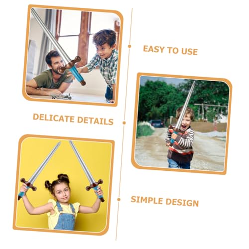 Supvox 12 Stück Teiliges Aufblasbare Piratenschwerter Strapazierfähige Piratenkostüm Accessoires für Kindergeburtstag Halloween Piraten Mottoparty Leicht Aufzublasen und Wiederverwendbar von Supvox