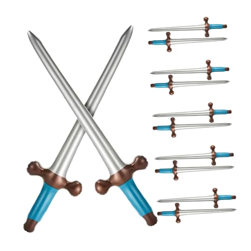 Supvox 12 Stück Teiliges Aufblasbares Piratenschwert Piraten Cosplay Requisite mit Praktischem Griff für Geburtstag Halloween Motto Party Zubehör Supvox 12 Stück Teiliges Aufblasbares Piratenschwert Piraten Cosplay Requisite mit Praktischem Griff für Geburtstag Halloween Motto Party Zubehör von Supvox