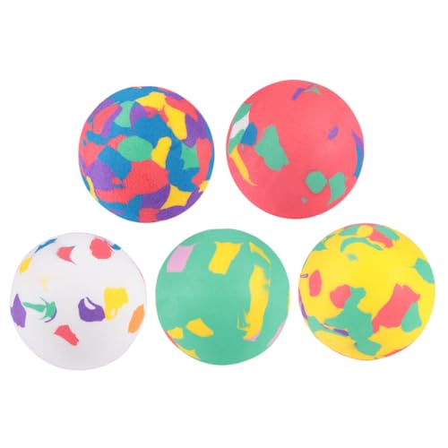 Supvox 12 Stück Teiliges Bunte Solide Eva Hüpfbälle Elastisches Sicheres für Farbenfrohes Springen für Geburtstage und Freizeitspaß von Supvox