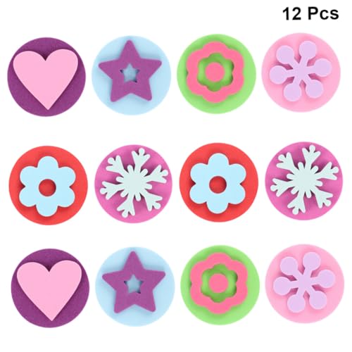 Supvox 12 Stück Teiliges Eva Doppel Seiten Painting Stempel für Selbstfärbend Kreative DIY Malvorlagen Pädagogisches Zeichentool Sicherer Buntstempel für Kindergarten und Zufällige Farbe Supvox 12 Stück Teiliges Eva Doppel Seiten Painting Stempel für Selbstfärbend Kreative DIY Malvorlagen Pädagogisches Zeichentool Sicherer Buntstempel für Kindergarten und Zufällige Farbe von Supvox