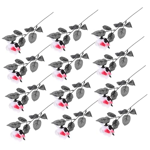 Supvox 12 Stück Teiliges Halloween Deko mit Künstlichen Rosen und Realistischen Augäpfeln Langlebige Halloween Faux Flowers für Gruselige Party und Wohnraumdekoration Supvox 12 Stück Teiliges Halloween Deko mit Künstlichen Rosen und Realistischen Augäpfeln Langlebige Halloween Faux Flowers für Gruselige Party und Wohnraumdekoration von Supvox