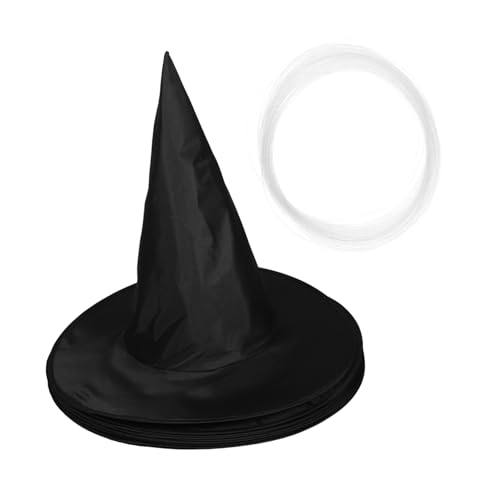 Supvox 12 Stück Teiliges Halloween Hexenhut Faltbare Schwarze Zaubererhüte mit Aufhängeschnur Vielseitige Dekoration und Kostümaccessoire für Indoor Outdoor Veranda Party und Cosplay Supvox 12 Stück Teiliges Halloween Hexenhut Faltbare Schwarze Zaubererhüte mit Aufhängeschnur Vielseitige Dekoration und Kostümaccessoire für Indoor Outdoor Veranda Party und Cosplay von Supvox
