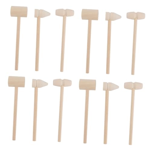 Supvox 12 Stück Teiliges Holz Mini Hammer mit Langem Griff und Glatten Kanten Pädagogisches Kinderspielzeug Hand Auge Koordination und Feinmotorik Geeignet für Ab Jahr Krabbenöffner Supvox 12 Stück Teiliges Holz Mini Hammer mit Langem Griff und Glatten Kanten Pädagogisches Kinderspielzeug Hand Auge Koordination und Feinmotorik Geeignet für Ab Jahr Krabbenöffner von Supvox