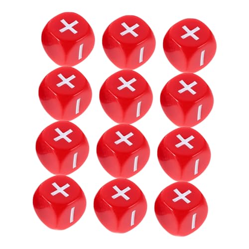 Supvox 12 Stück Teiliges Mathematik mit Plus und Minus Symbolen für Interaktive Lernspiele für Unterricht und Gruppenaktivitäten und Kinderfreundliches Design von Supvox