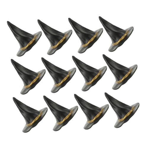 Supvox 12 Stück Teiliges Mini Hexenhut Schwarze Miniatur Hexenhüte für DIY Halloween Dekoration Puppenhaus Party Deko Kleine Hut Accessoires für Kuchen und Flaschendeko Supvox 12 Stück Teiliges Mini Hexenhut Schwarze Miniatur Hexenhüte für DIY Halloween Dekoration Puppenhaus Party Deko Kleine Hut Accessoires für Kuchen und Flaschendeko von Supvox