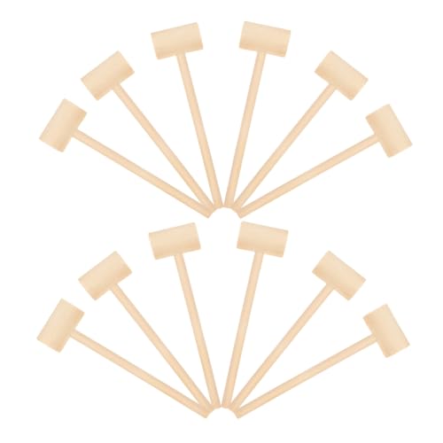Supvox 12 Stück Teiliges Mini Holzhammer für Langlebiger Mallet Fördert Hand Auge Koordination und Feinmotorik als für Jungen und Mädchen Ab Jahr Supvox 12 Stück Teiliges Mini Holzhammer für Langlebiger Mallet Fördert Hand Auge Koordination und Feinmotorik als für Jungen und Mädchen Ab Jahr von Supvox