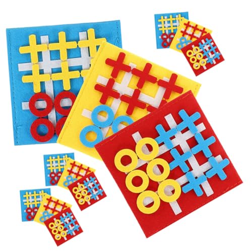 Supvox 12 Stück Teiliges Mini Ticktacktoe Spielset aus Filz Tragbares Brettspiel für Fördert Kognitive Fähigkeiten Stressreduzierend Farben Je Interaktives Lernspielzeug Supvox 12 Stück Teiliges Mini Ticktacktoe Spielset aus Filz Tragbares Brettspiel für Fördert Kognitive Fähigkeiten Stressreduzierend Farben Je Interaktives Lernspielzeug von Supvox