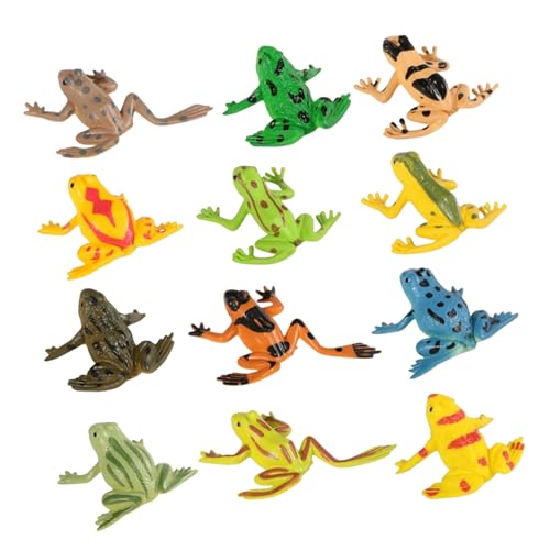 Supvox 12 Stück Teiliges Miniatur froschfiguren aus Kunststoff Realistisch Gestaltete Kleine Froschornamente für Kindergeburtstag Party mitgebsel Jungen Mädchen Detailreiche Supvox 12 Stück Teiliges Miniatur froschfiguren aus Kunststoff Realistisch Gestaltete Kleine Froschornamente für Kindergeburtstag Party mitgebsel Jungen Mädchen Detailreiche von Supvox