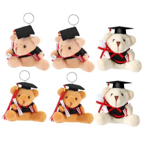 Supvox 12 Stück Teiliges Plüschabschlussbär Schlüsselanhänger Kuscheliger Bachelor Bär Anhänger für Schulranzen Rucksack Taschen Dekoration Supvox 12 Stück Teiliges Plüschabschlussbär Schlüsselanhänger Kuscheliger Bachelor Bär Anhänger für Schulranzen Rucksack Taschen Dekoration von Supvox