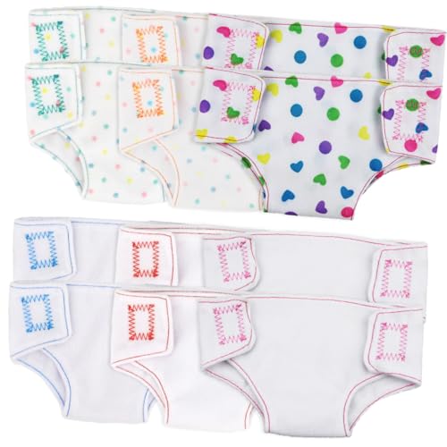 Supvox 12 Stück Teiliges Puppenwindel Gestrickter Baumwolle Waschbar und Wiederverwendbar Leichte Puppen Buntes Zubehör für Fantasievolles Rollenspiel Mädchen Supvox 12 Stück Teiliges Puppenwindel Gestrickter Baumwolle Waschbar und Wiederverwendbar Leichte Puppen Buntes Zubehör für Fantasievolles Rollenspiel Mädchen von Supvox