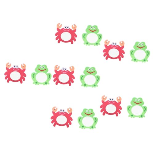 Supvox 12 Stück Teiliges Schwimmendes Badespielzeug mit Cartoon Spiegeln Frosch und Krebs Design Kleine Badewannenspielzeuge für Ab Jahren zur Spielerischen Farb und Tiererkennung für Supvox 12 Stück Teiliges Schwimmendes Badespielzeug mit Cartoon Spiegeln Frosch und Krebs Design Kleine Badewannenspielzeuge für Ab Jahren zur Spielerischen Farb und Tiererkennung für von Supvox