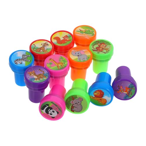 Supvox 12 Stück Teiliges Stempelset mit Süßen Cartoon tiermotiven für Selbstfärbend Waschbar als Lernhilfe und Belohnung im Klassenzimmer für Kreative Bastelaktivitäten Supvox 12 Stück Teiliges Stempelset mit Süßen Cartoon tiermotiven für Selbstfärbend Waschbar als Lernhilfe und Belohnung im Klassenzimmer für Kreative Bastelaktivitäten von Supvox
