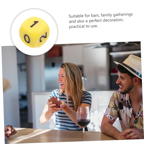 Supvox 12 Stück Teiliges mit Abgerundeten Ecken Glatte Oberfläche Vielseitig für Brettspiele Party und Matheunterricht Kompakt Leicht Rollbar Sicher für Innen Außenbereich von Supvox