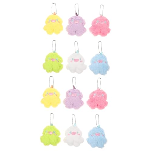 Supvox 12 Stück Teiliges mit Aufhängung Kuschelige Cartoon Stofftiere als Kinderzimmer Dekoration und Weiche Puppen für Gemischte Designs von Supvox