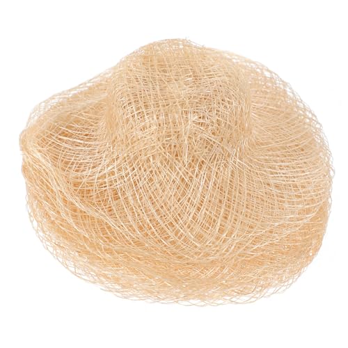 Supvox 12 Stück geflochtener Strohhut Toy dollhaus Puppenhut mini Strohhut - Puppenhausdeko dekorativer DIY-Hut Gewebtes Hutdekor Kleiner Hut DIY stütze Mini-Strohhüte zum Basteln von Supvox