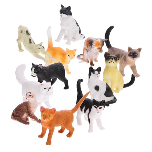 Supvox 12 Stück kleine Katzenverzierung Miniatur-Katzenfiguren Interaktives Katzenspielzeug Katzenfiguren zum Sammeln Zahlen Katzenmodell kleine Katzenfigur Plastik Supvox 12 Stück kleine Katzenverzierung Miniatur-Katzenfiguren Interaktives Katzenspielzeug Katzenfiguren zum Sammeln Zahlen Katzenmodell kleine Katzenfigur Plastik von Supvox