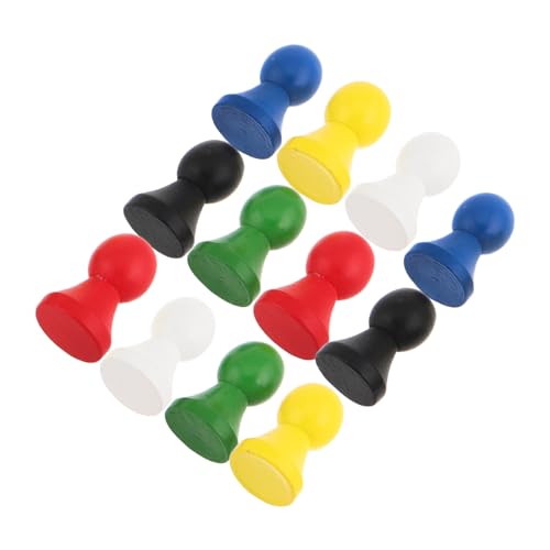 Supvox 12 Teiliges Brettspiel Schachzubehör Flugschach Brettspielzubehör Go Schachperlen Tischspiel Schachbrettzubehör Tragbares Reiseschach Tragbares Mini Schach Lotusbaum von Supvox