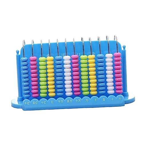 Supvox 12 Zähler Abakus -Abakus- Rechenspielzeug für Arithmetikspielzeug Mathematikberechnungsinstrument Perlen arithmetische Abakus Plastik Blau Supvox 12 Zähler Abakus -Abakus- Rechenspielzeug für Arithmetikspielzeug Mathematikberechnungsinstrument Perlen arithmetische Abakus Plastik Blau von Supvox