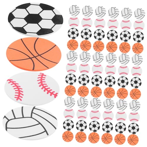 Supvox 120 Stück Teiliges Eva Sticker Selbstklebend Fußball Basketball Volleyball Baseball Vielseitig für DIY Partydekoration Scrapbooking Sportfans und Team Events Geeignet Supvox 120 Stück Teiliges Eva Sticker Selbstklebend Fußball Basketball Volleyball Baseball Vielseitig für DIY Partydekoration Scrapbooking Sportfans und Team Events Geeignet von Supvox