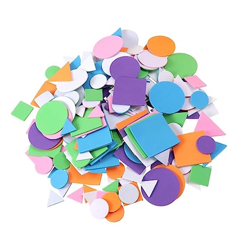 Supvox 1250 Stück Geometrische Formen Aufkleber Selbstklebende Eva Schwammsticker in Bunten Farben für DIY Bastelprojekte und Schulmaterialien Zufällige Supvox 1250 Stück Geometrische Formen Aufkleber Selbstklebende Eva Schwammsticker in Bunten Farben für DIY Bastelprojekte und Schulmaterialien Zufällige von Supvox