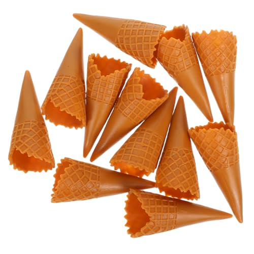 Supvox 12Stücke Mini Eistüten Modell Künstliche Eistüten Für DIY Dekoration Realistische Eistüten Für Eiscreme Desserts Wiederverwendbare Eistüten Lebendigen Farben Supvox 12Stücke Mini Eistüten Modell Künstliche Eistüten Für DIY Dekoration Realistische Eistüten Für Eiscreme Desserts Wiederverwendbare Eistüten Lebendigen Farben von Supvox