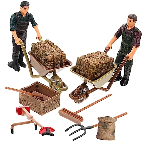 Supvox 12Stücke Miniaturfarm Teiliges Bauernzubehör mit Realistischen Figuren und Gartenwerkzeugen für Mikrolandschaften für Mini und Themenpartys Supvox 12Stücke Miniaturfarm Teiliges Bauernzubehör mit Realistischen Figuren und Gartenwerkzeugen für Mikrolandschaften für Mini und Themenpartys von Supvox