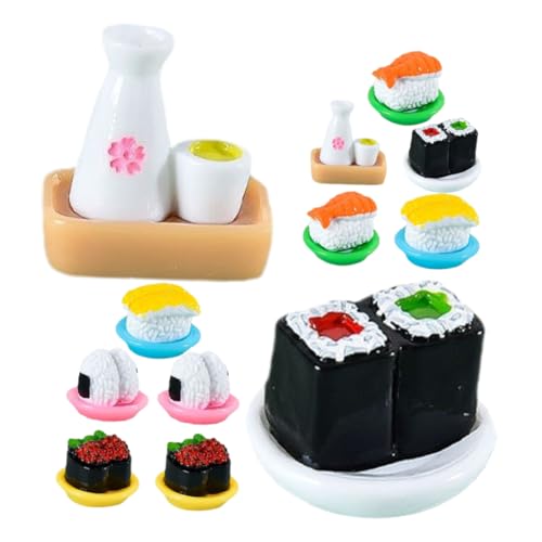 Supvox 12Stücke Sushi Modell Lebensechte Künstliche Sushi Dekoration für Desktop für Küchen Kindergärten und Garten Realistische Nachbildung Japanischer Sushi Supvox 12Stücke Sushi Modell Lebensechte Künstliche Sushi Dekoration für Desktop für Küchen Kindergärten und Garten Realistische Nachbildung Japanischer Sushi von Supvox