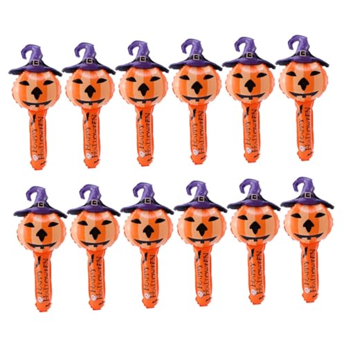 Supvox 12Stücke Teiliges Halloween Kürbis Witch Aufblasbares Party Zubehör Orange Lila Lustige Und Deko Für Unvergessliche Feiern von Supvox
