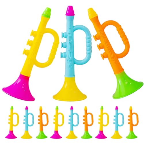 Supvox 14 Stück Teiliges Party Horn für Bunte Wiederverwendbare Plastik tröten Robustes Stadion Horn für Sportveranstaltungen Cheerleading und Outdoor Partys Supvox 14 Stück Teiliges Party Horn für Bunte Wiederverwendbare Plastik tröten Robustes Stadion Horn für Sportveranstaltungen Cheerleading und Outdoor Partys von Supvox