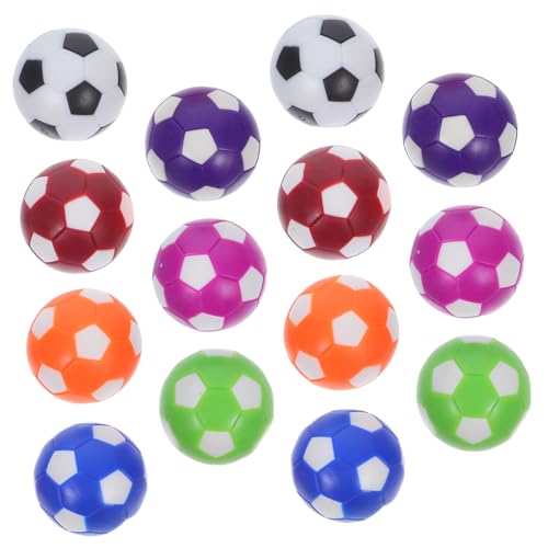 Supvox 14 Stück Teiliges Tischfußball Ersatzball Offizielle Bunte Mini Kickerbälle für Familie Robuste Tischkicker Bälle mit Glatter Oberfläche Leicht zu Reinigen und Langlebig von Supvox