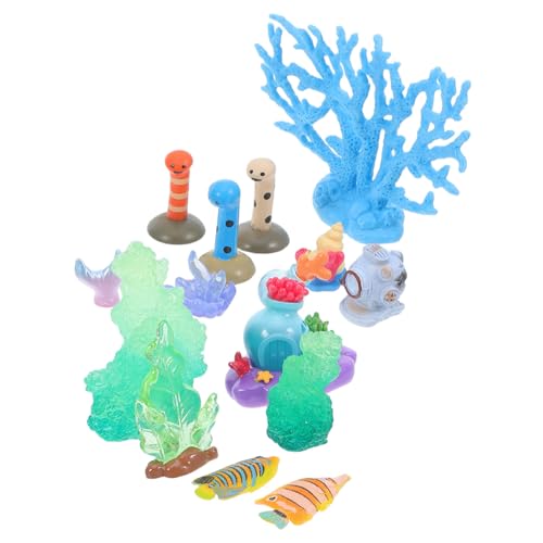 Supvox 15 Stück Mini Ozeantiere Winzige Figuren Aus Kunstharz Meerestiere Meeresminiatur Aquarium Ornamente Dekorationen Für DIY Fischtank Feengarten Puppenhaus Supvox 15 Stück Mini Ozeantiere Winzige Figuren Aus Kunstharz Meerestiere Meeresminiatur Aquarium Ornamente Dekorationen Für DIY Fischtank Feengarten Puppenhaus von Supvox