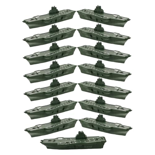 Supvox 15 Stück Miniboot Boot Figur für Strandboote Bootsverzierungen Miniatur Segelboote Modellflugzeugträger für Marineschiffe Bootsmodell Plastik Olivengrün Supvox 15 Stück Miniboot Boot Figur für Strandboote Bootsverzierungen Miniatur Segelboote Modellflugzeugträger für Marineschiffe Bootsmodell Plastik Olivengrün von Supvox