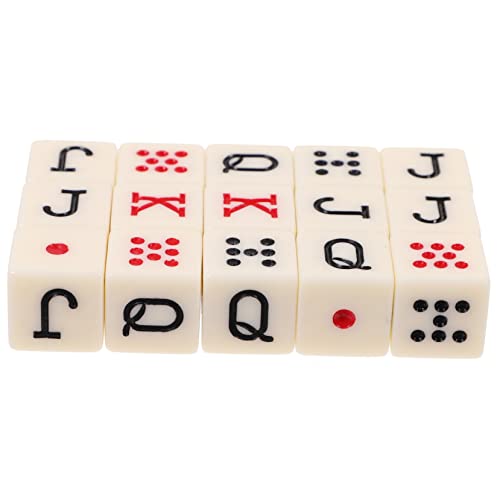 Supvox 15 Stück Tragbare Acryl Pokerwürfel für Lügner Spiele Geburtstagsparty Spiel Requisiten Standard Würfel für Familienspaß und Bar Events Supvox 15 Stück Tragbare Acryl Pokerwürfel für Lügner Spiele Geburtstagsparty Spiel Requisiten Standard Würfel für Familienspaß und Bar Events von Supvox